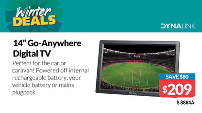 Television 14 Inch LED Portable Digital Television S8864A
