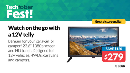 Television 60cm (23.6”) 12 Volt LED Full HD Digital Television S8866