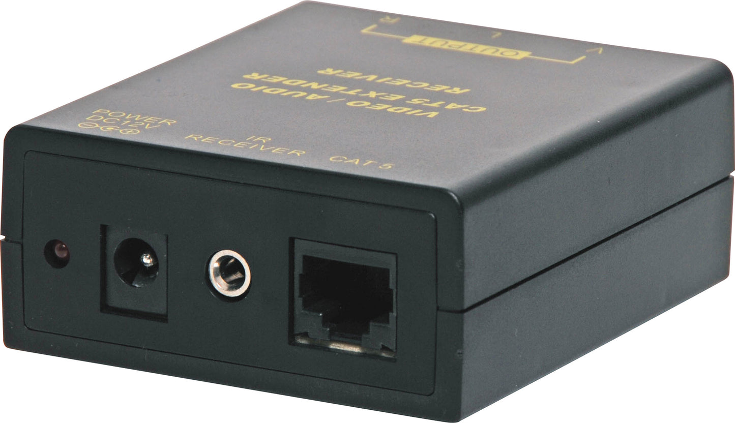 AV Repeaters & Extenders Composite AV Cat5e Balun + Infra Red Pair S9253