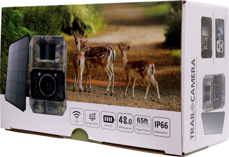 Trail Cam Wifi Solar Powered 1080p S9447