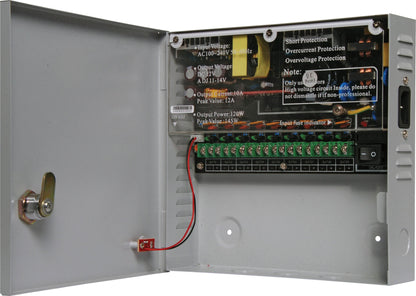 CCTV Power Supply 7.5A 9 Way 12V DC S9753B