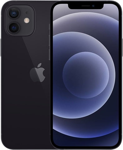Apple iPhone 12 64GB Black Refurb Excellent New Battery IPH1264BLKB-O