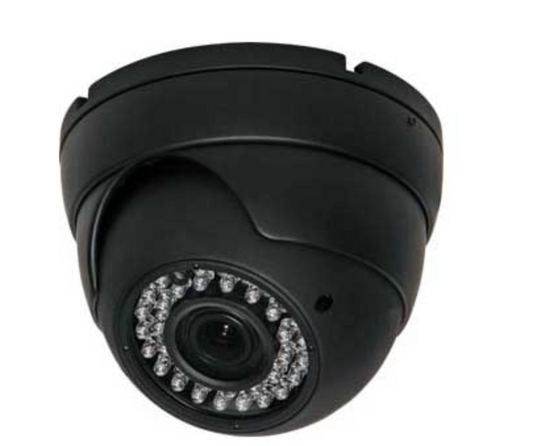 Security Camera Vari-Focal IR Black Dome Camera 1080p AHD / 960H S SB9123F