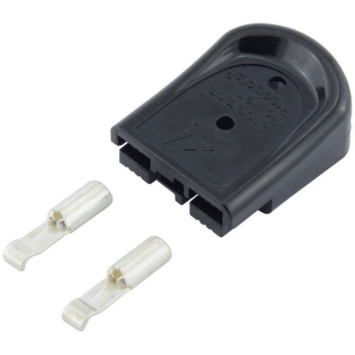 DC Power Connector 30a Mini 2 Pole Black SBSMBLK30