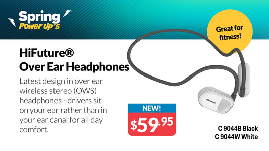 Future Mate Open Ear Ows Wireless Headphones White C9044W