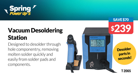Soldering Iron Temperature Controlled 90W Vacuum Desoldering Station T2065