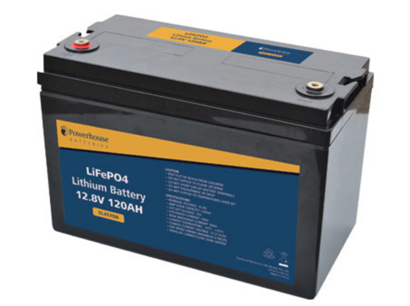 Lithium Battery LiFePO4 12V 120Ah M8/F12 S SL4578A
