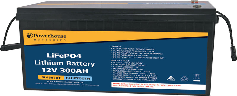 Battery 12v 300ah Lithium Lifepo4 Battery M8 With Bluetooth SL4587BT