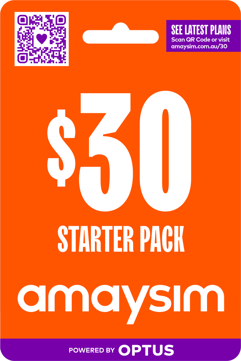 Amaysim $30 Starter Pack SP004-0121