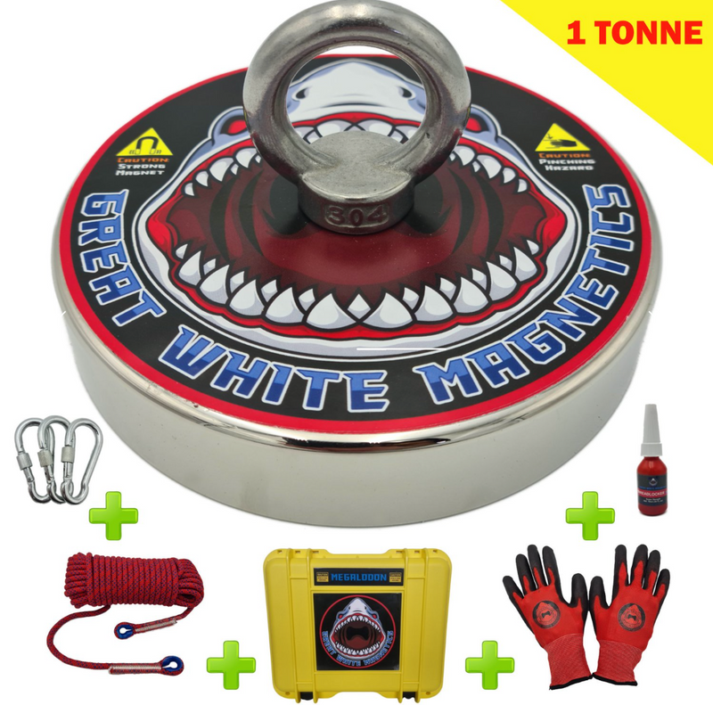Magnet Fishing Kit - 1 Tonne Expert - MEGALODON SQ4087906