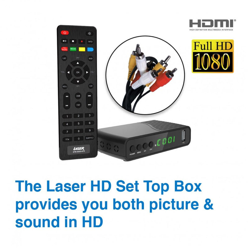 Laser Digital Set Top Box HD USB Recording STB-9000-675