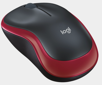Logitech M185 Wireless Mouse 2.4ghz Red 1830430