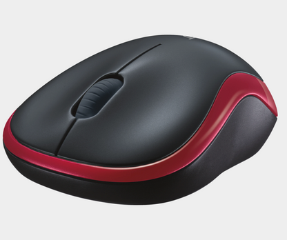 Logitech M185 Wireless Mouse 2.4ghz Red 1830430