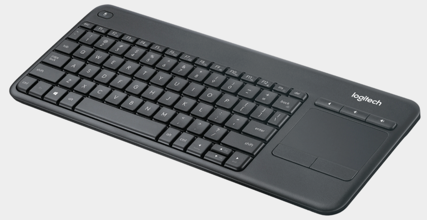 Logitech K400 Plus Keyboard - Wireless Connectivity - USB Interface - TouchPad 920-007165 (2996837)