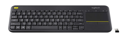 Logitech K400 Plus Keyboard - Wireless Connectivity - USB Interface - TouchPad 920-007165 (2996837)