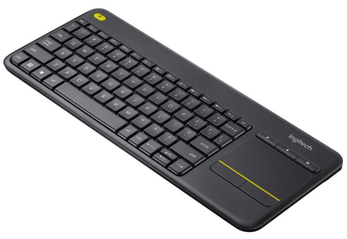 Logitech K400 Plus Keyboard - Wireless Connectivity - USB Interface - TouchPad 920-007165 (2996837)