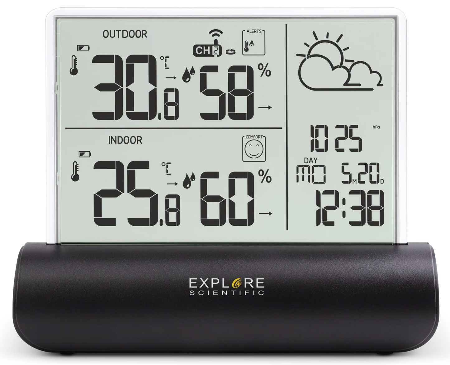 Explore Scientific Weather Station Glass LCD WSH4501
