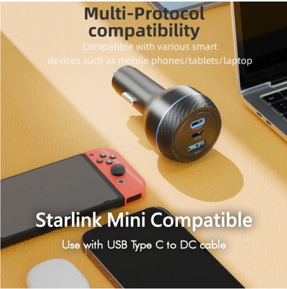 Starlink Mini Cig Lighter Power Adaptor 20v@5a CIG-165W