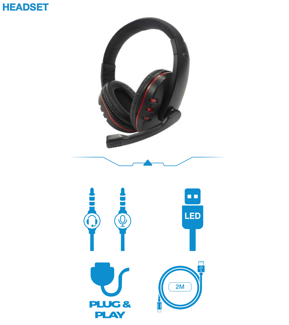 LASER PC Gaming Combo KBX-PCGACOM-L