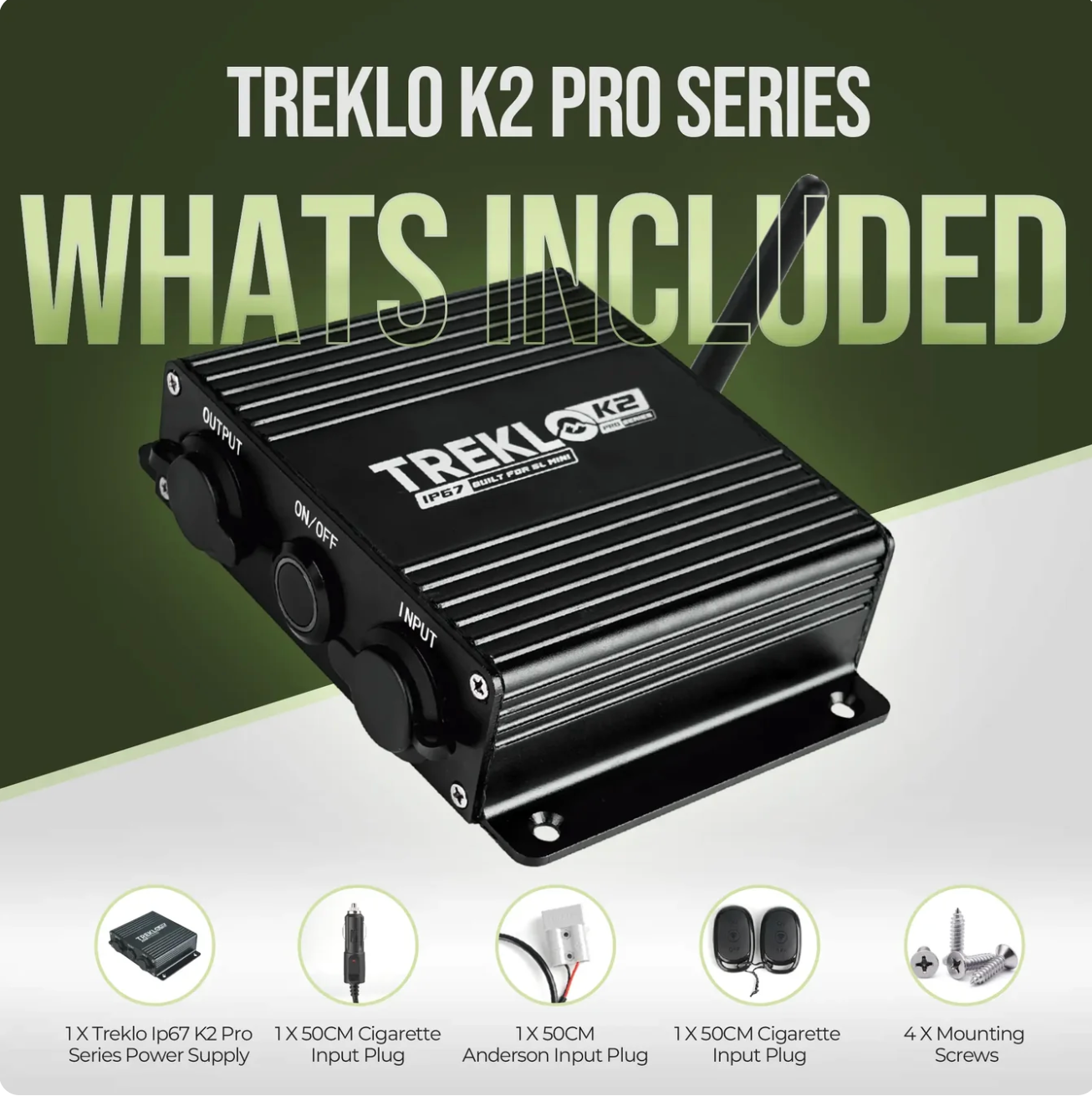 Treklo K2 30vdc Power Supply Inc Remote Control SL-K2PRO-MINI