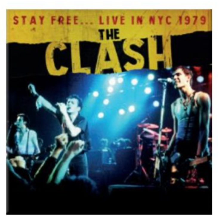 LP 12in The Clash Live Stay Free Live In NYC 1979 ILV022