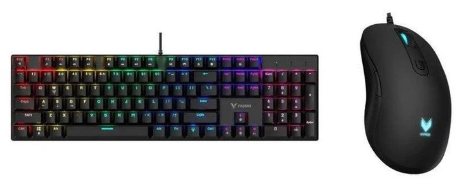 Rapoo V128s Gaming Keyboard Mechanical Mouse Combo KBRP-V128S