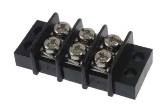 Terminal Block Barrier 3 Way 22-14awg 20a@300v 1624235