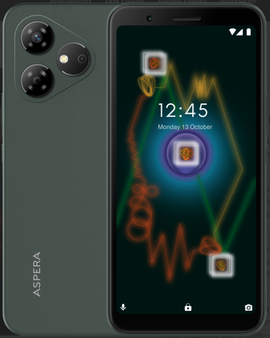 Aspera Echat 64gb 6" 5mp Front 8mp Rear Green 11901350640
