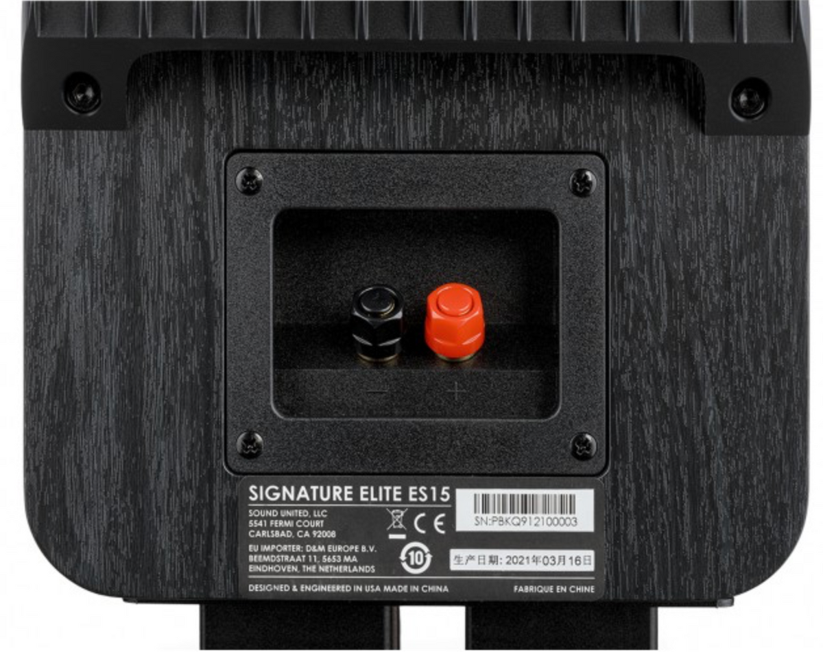 Polk Signature Elite Es15 Bookshelf Loudspeaker Black SIGS15ELBK