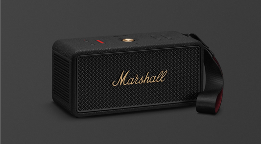 Marshall Middleton Ii Bluetooth Speaker 30+ Hours Play Black & Brass 255488