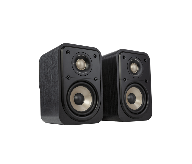 Polk Signature Elite Bookshelf Speaker 4in 87db 20-100w Black S10ELB