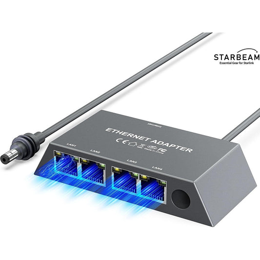 Starbeam Starlink 4 Port Gigabit Ethernet Adaptor Mini/gen 3 SAT-SB-00107