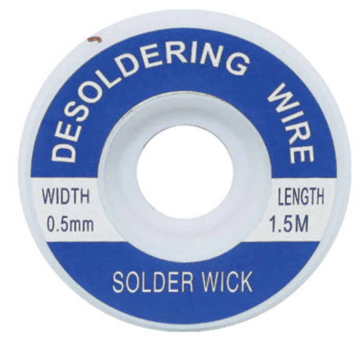 Solder Wick Desoldering Braid 0.5mm 1.5m  T1201A