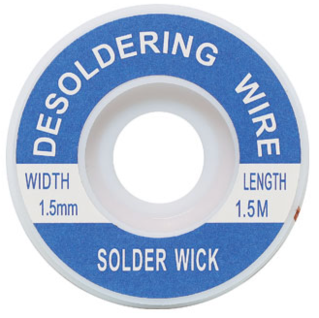 Solder Wick Desoldering Braid 1.5mm 1.5m  T1204A