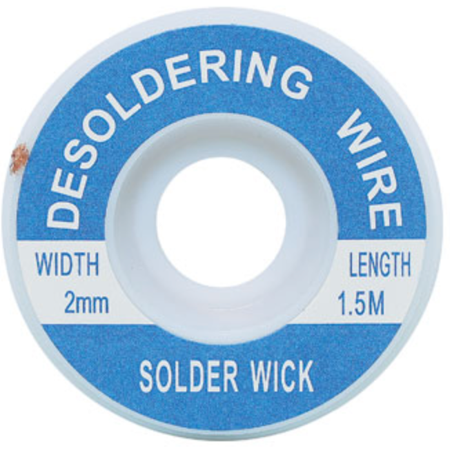 Solder Wick Desoldering Braid 2mm 1.5m  T1205A