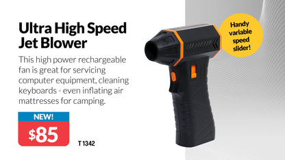 Rechargeable Handheld Jet Fan Blower T1342