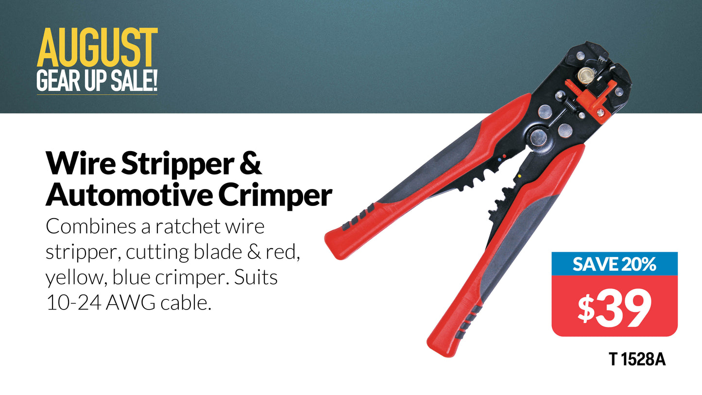 Wire Stripper and Crimper Multifunction T1528A