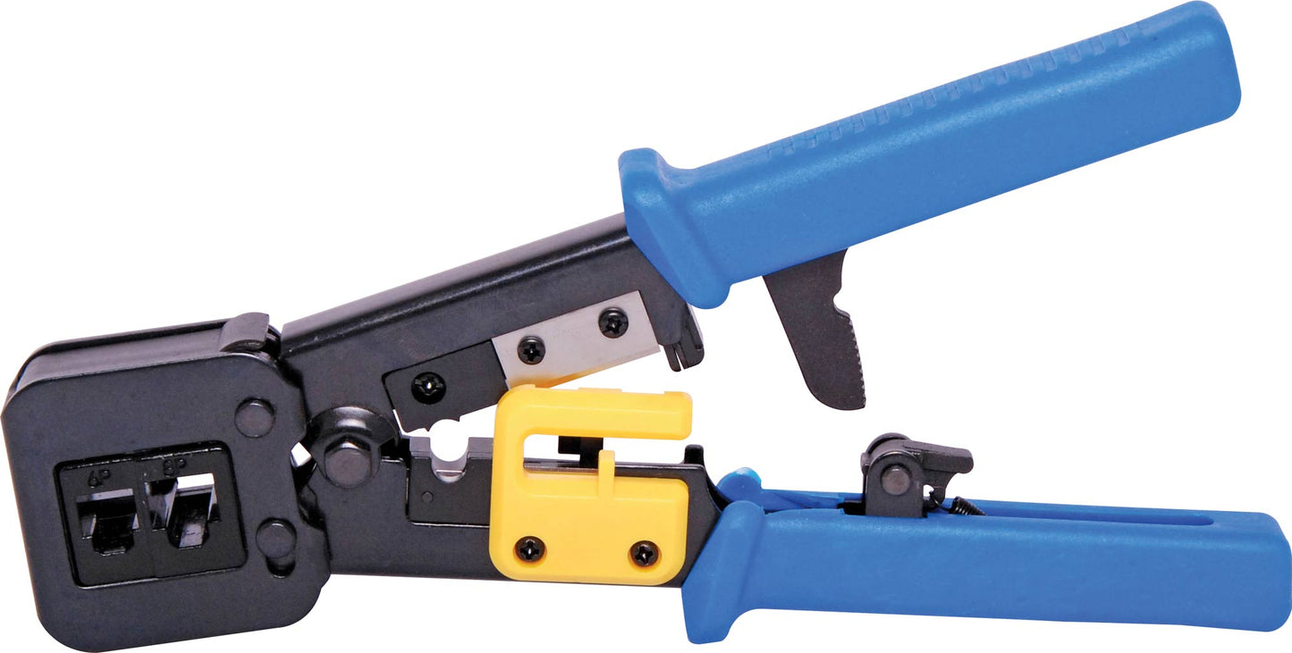Crimptool Ratchet Modular RJ Connectors Through Hole T1567