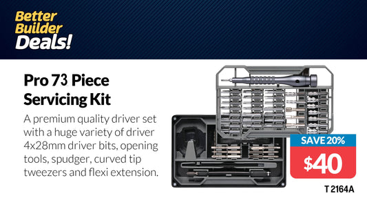 Screwdriver Set Professional 73 Piece Servicing T2164A