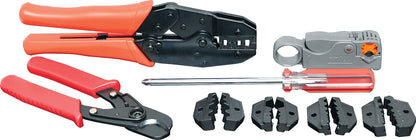 Crimptool Ratchet Coaxial Universal Kit T2174