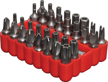 Screwdriver Bit Set 33 Piece Security T2180