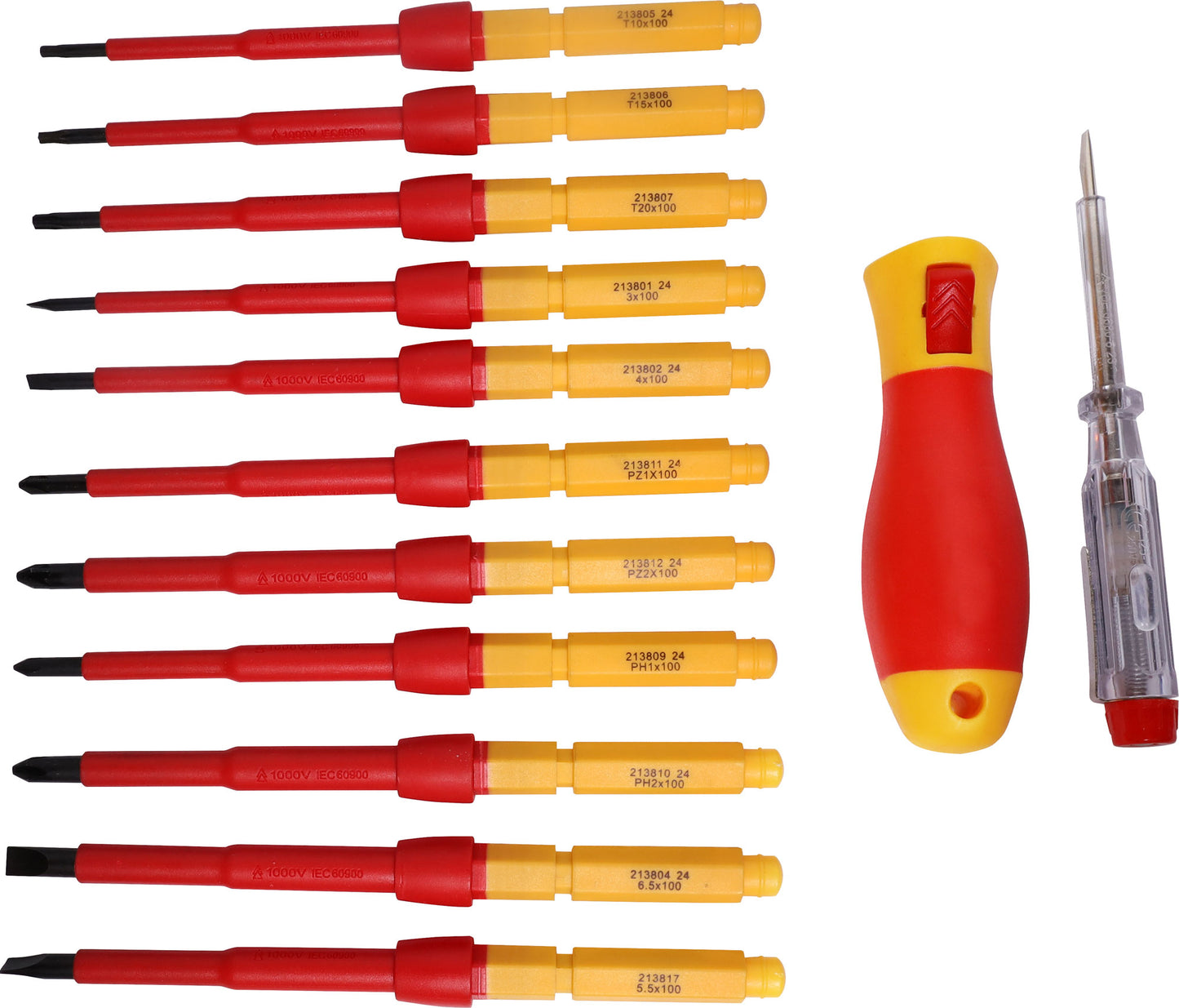 Screwdriver Set12 Piece Insulated 1000v T2197