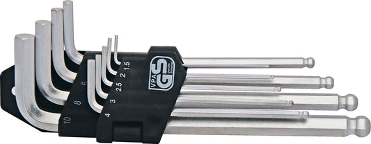 Screwdrivers 9 Piece Ball Drive Allen Key Set T2216