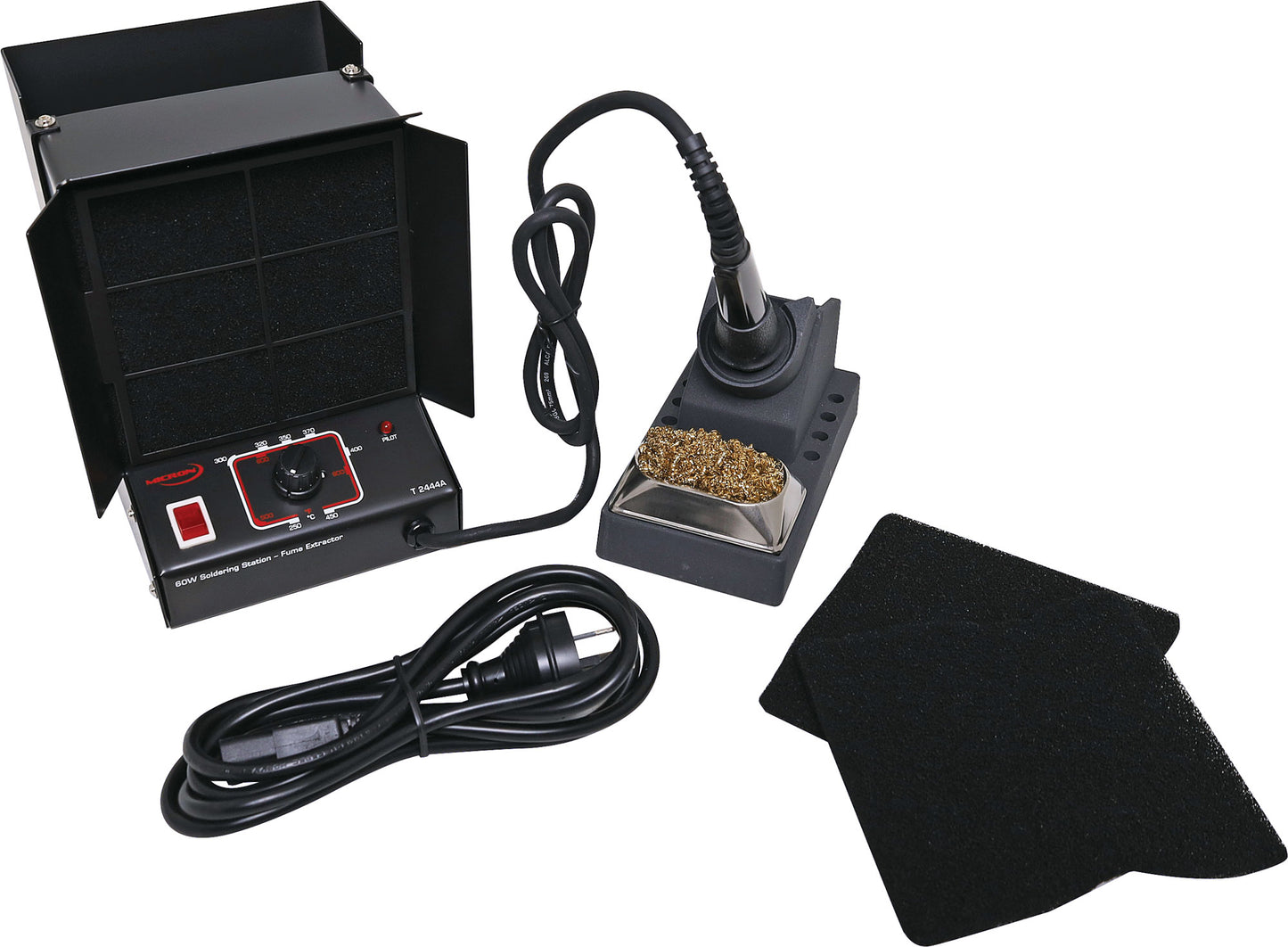 Soldering Iron 60W + Fume Extractor 240V - Metal T2444A