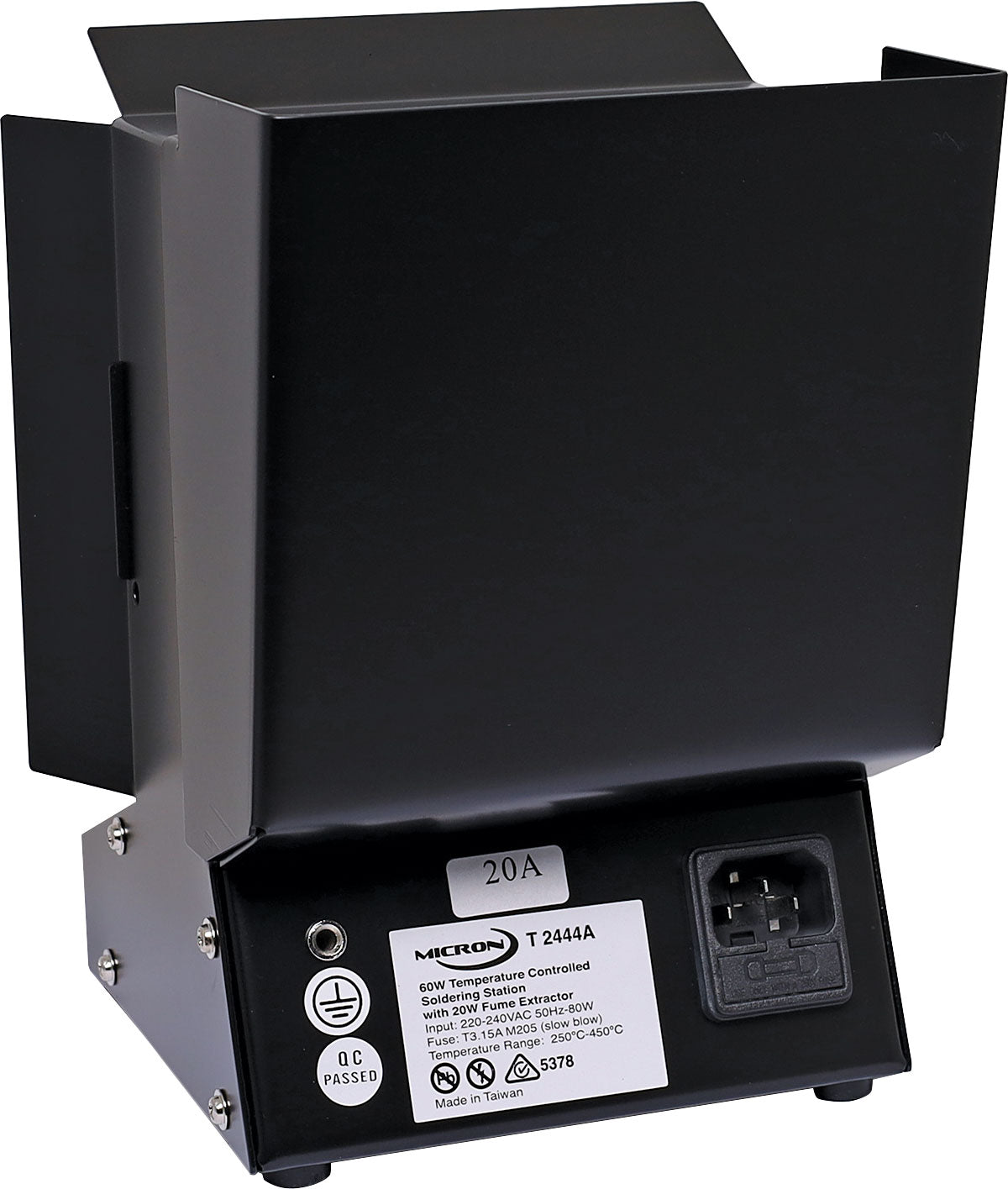 Soldering Iron 60W + Fume Extractor 240V - Metal T2444A