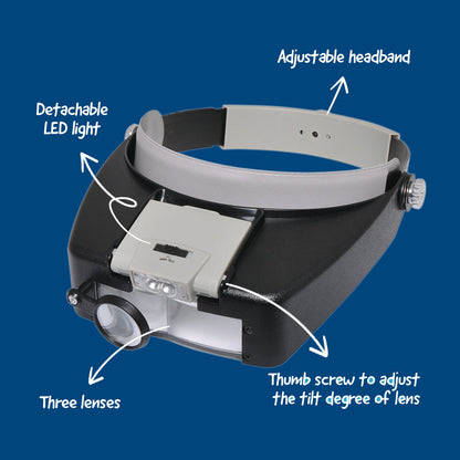 Magnifying Headset LED T2555