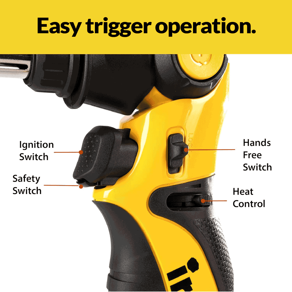 Iroda Pro-15 Professional 130w Gas Soldering Gun T2582