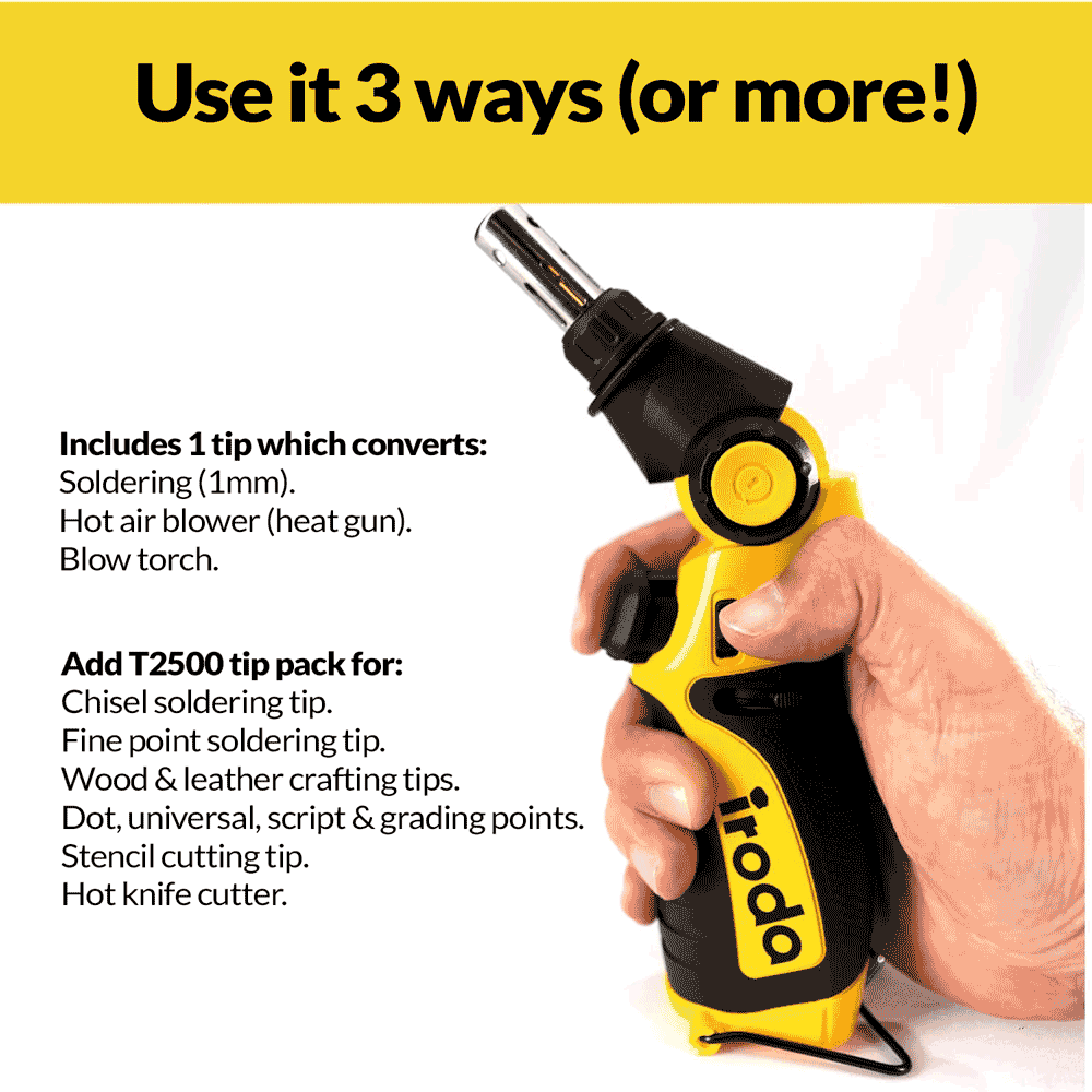 Iroda Pro-15 Professional 130w Gas Soldering Gun T2582