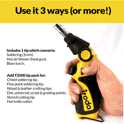 Iroda Pro-15 Professional 130w Gas Soldering Gun T2582