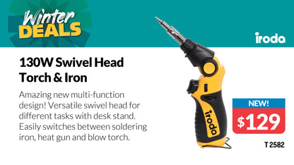 Iroda Pro-15 Professional 130w Gas Soldering Gun T2582